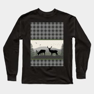 Deer Lodge Quilt A Long Sleeve T-Shirt